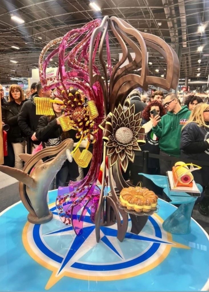 Showpiece cioccolato e zucchero in gara