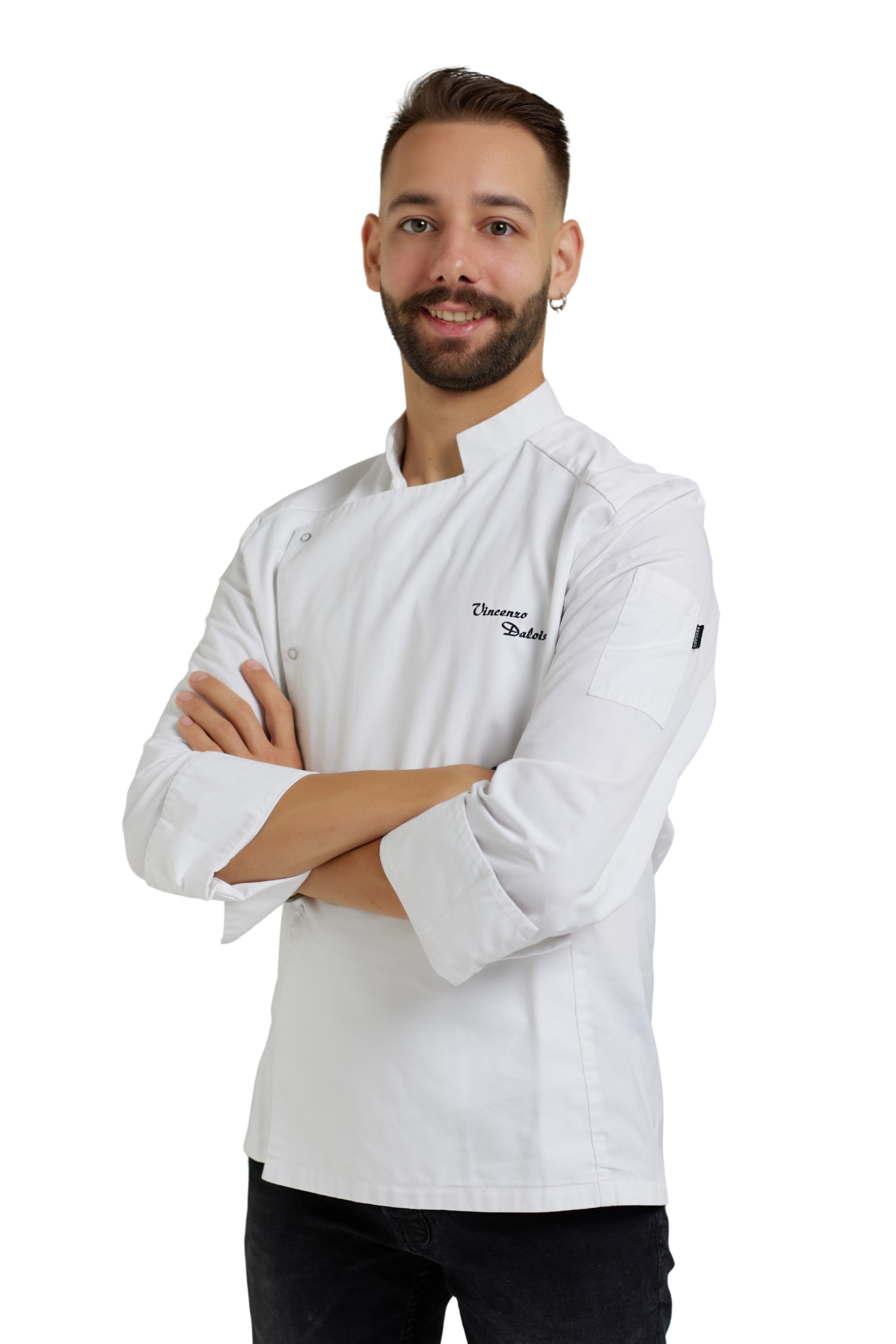 Vincenzo Daloiso in giacca da chef